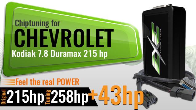 Chiptuning Chevrolet Kodiak 7.8 Duramax 215 hp Chiptuning Chevrolet Kodiak 7.8 Duramax 215 hp