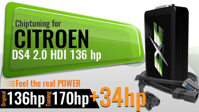 Chiptuning Citroen DS4 2.0 HDI 136 hp