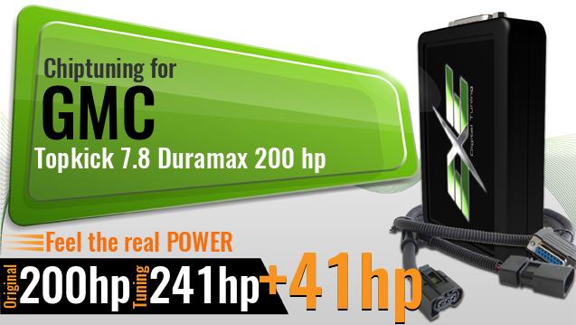 Chiptuning GMC Topkick 7.8 Duramax 200 hp