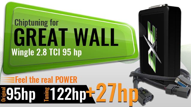 Chiptuning Great Wall Wingle 2.8 TCI 95 hp