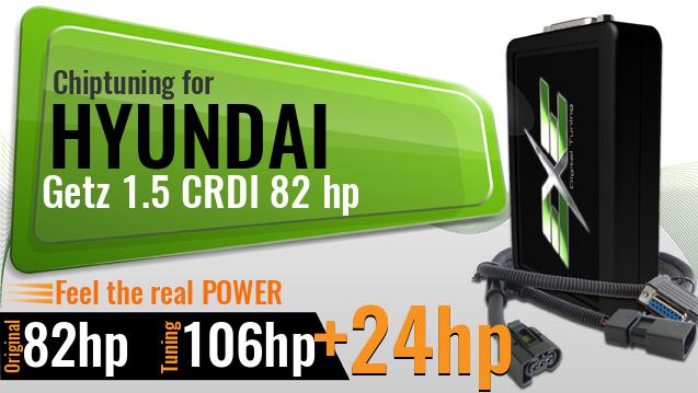 Chiptuning Hyundai Getz 1.5 CRDI 82 hp