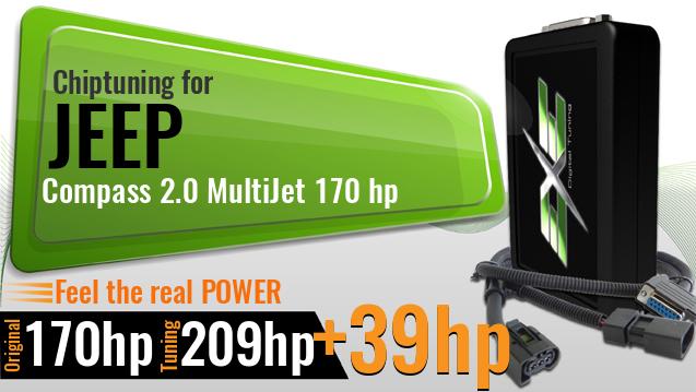 Chiptuning Jeep Compass 2.0 MultiJet 170 hp