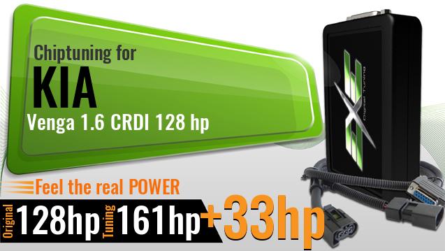 Chiptuning Kia Venga 1.6 CRDI 128 hp