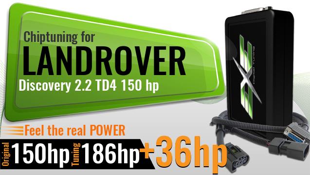 Chiptuning Landrover Discovery 2.2 TD4 150 hp