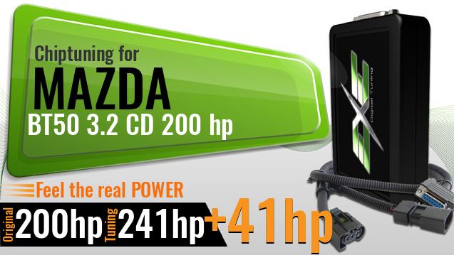 Chiptuning Mazda BT50 3.2 CD 200 hp