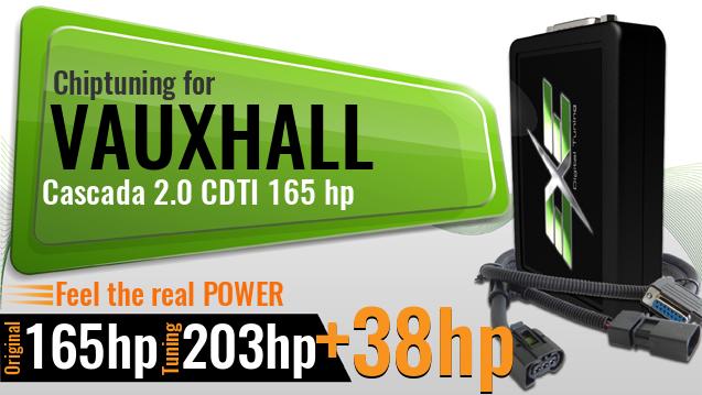 Chiptuning Vauxhall Cascada 2.0 CDTI 165 hp