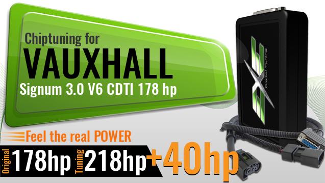 Chiptuning Vauxhall Signum 3.0 V6 CDTI 178 hp