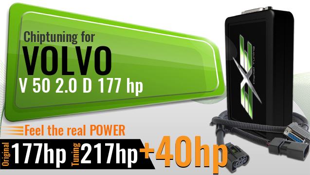 Chiptuning Volvo V 50 2.0 D 177 hp