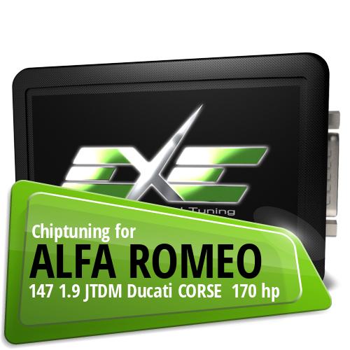 Chiptuning Alfa Romeo 147 1.9 JTDM Ducati CORSE 170 hp