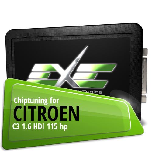 Chiptuning Citroen C3 1.6 HDI 115 hp