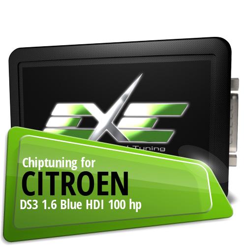 Chiptuning Citroen DS3 1.6 Blue HDI 100 hp