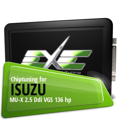 Chiptuning Isuzu MU-X 2.5 Ddi VGS 136 hp