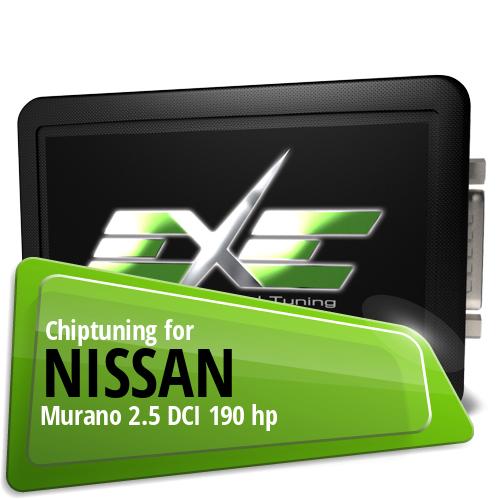 Chiptuning Nissan Murano 2.5 DCI 190 hp