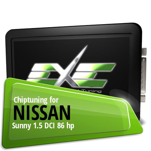 Chiptuning Nissan Sunny 1.5 DCI 86 hp