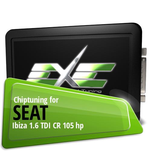 Chiptuning Seat Ibiza 1.6 TDI CR 105 hp