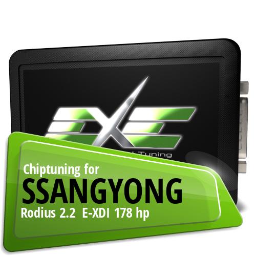 Chiptuning Ssangyong Rodius 2.2 E-XDI 178 hp