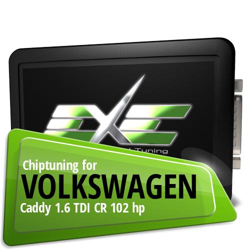 Chiptuning Volkswagen Caddy 1.6 TDI CR 102 hp