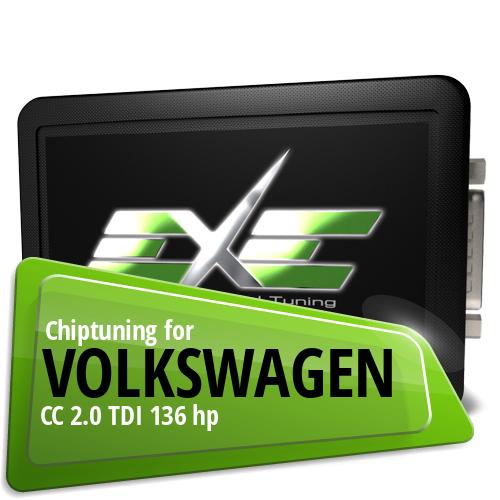 Chiptuning Volkswagen CC 2.0 TDI 136 hp